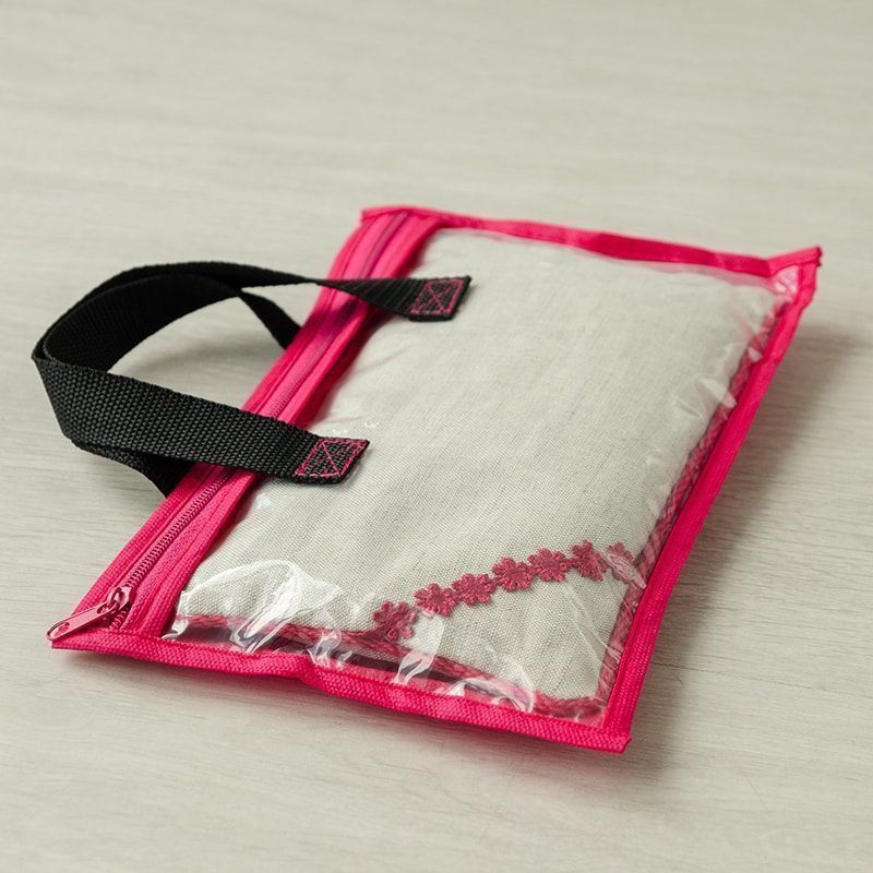 снимок Подушечка "НЕЖНОСТЬ" с вишневой косточкой, малиновый кант от магазина BIO-TEXTILES ОПТ