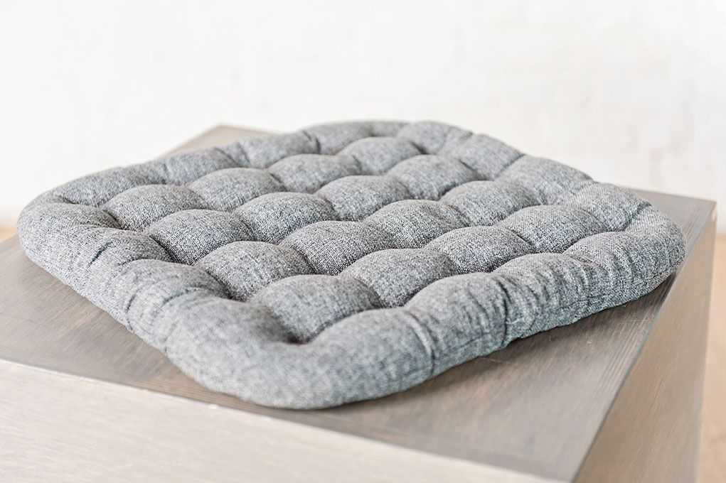 снимок Подушка для йоги БИО серый от магазина BIO-TEXTILES ОПТ