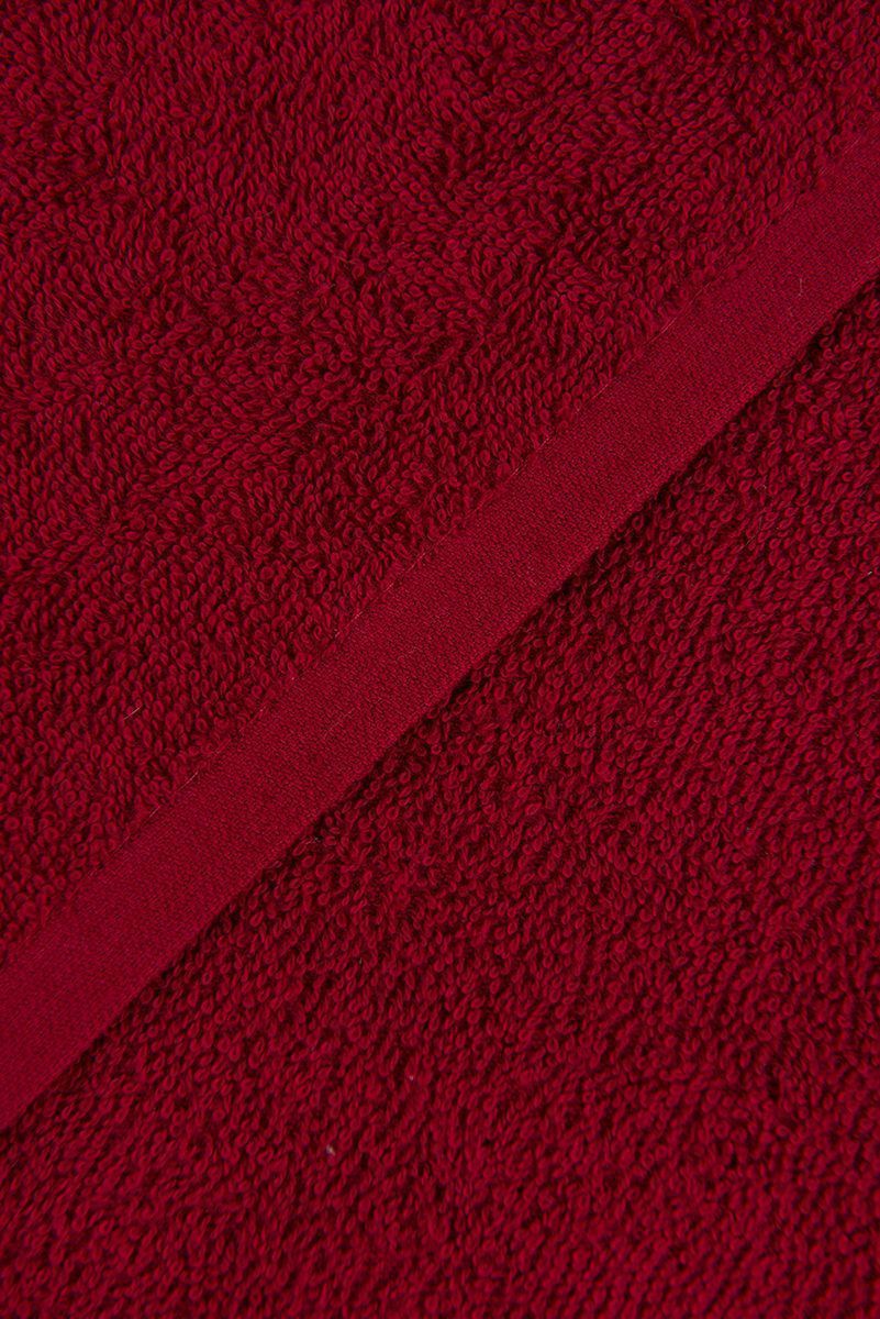 снимок Полотенце махровое бордовое Ринг от магазина BIO-TEXTILES ОПТ