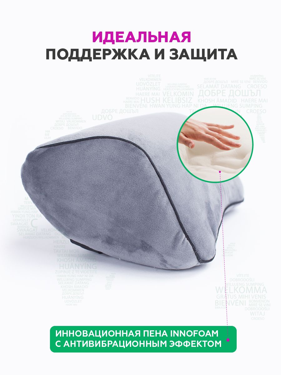 снимок Автомобильная подушка подголовник "INNOFOAM HEADLUX" от магазина BIO-TEXTILES ОПТ