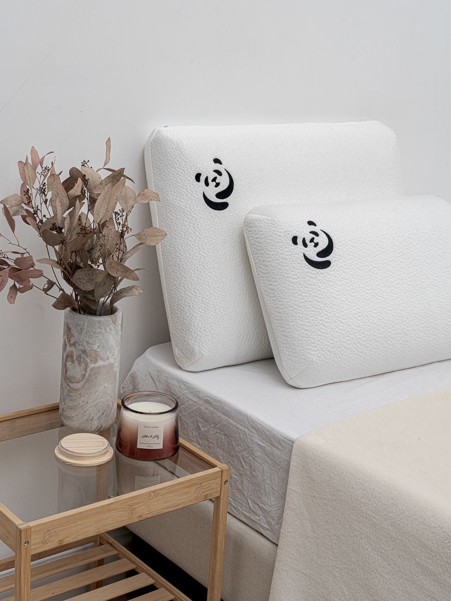 снимок Подушка PandaHug классической формы 60*40*12 + Подарок! Саше от магазина BIO-TEXTILES ОПТ