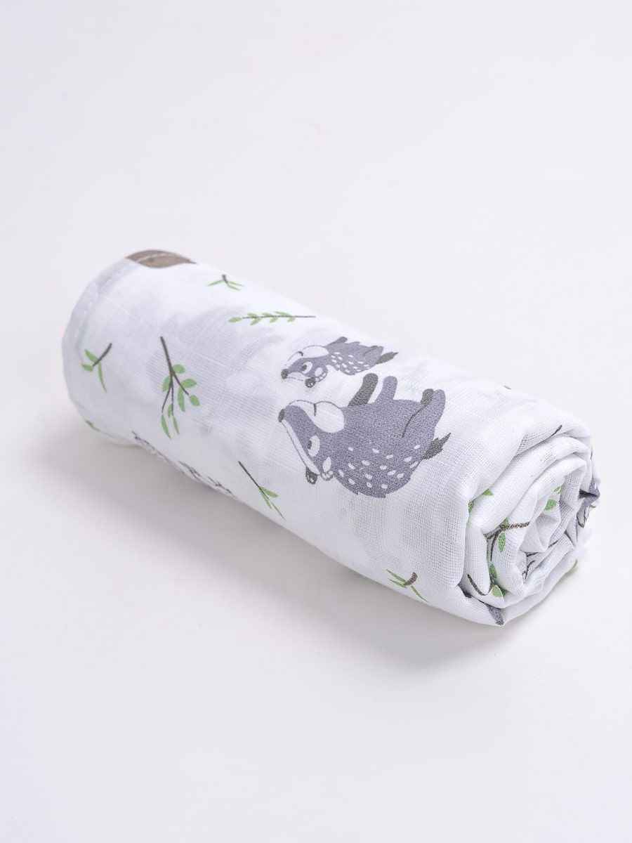 снимок Пеленка из муслина "В лесу" от магазина BIO-TEXTILES ОПТ
