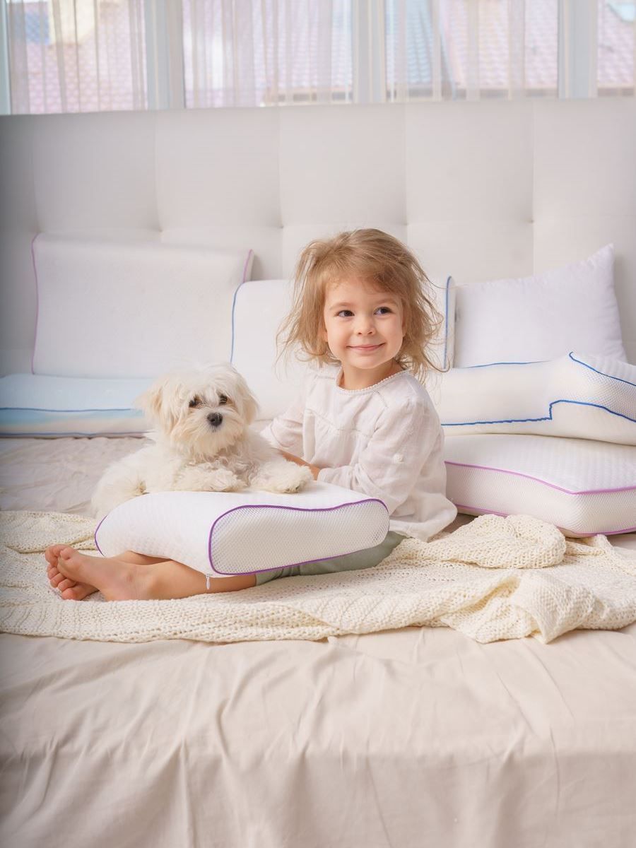 снимок Подушка с эффектом памяти "Орто Д" 35*22*3,5/5,5 от магазина BIO-TEXTILES ОПТ