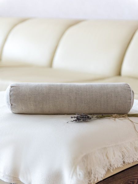 Подушка «Валик» c лебяжьим пухом