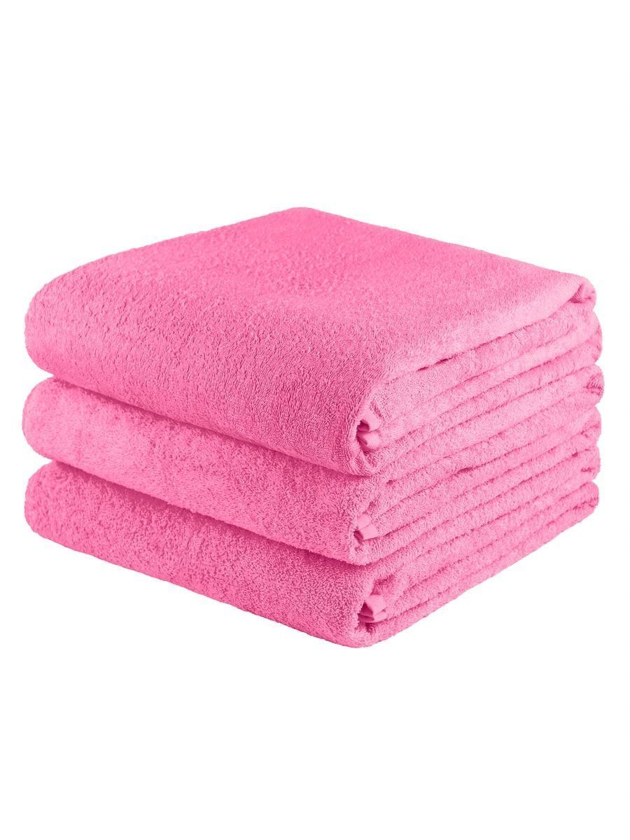 снимок Полотенце махровое розовое Ринг от магазина BIO-TEXTILES ОПТ